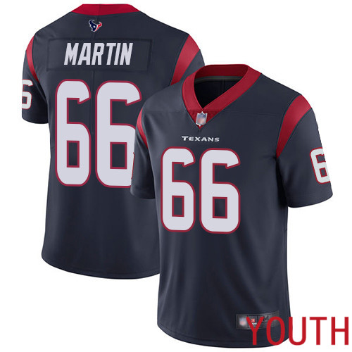 Houston Texans Limited Navy Blue Youth Nick Martin Home Jersey NFL Football #66 Vapor Untouchable->women nfl jersey->Women Jersey